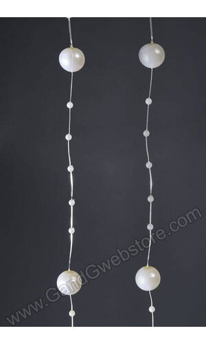 3MM/12MM X 45YDS PEARL GARLAND IVORY