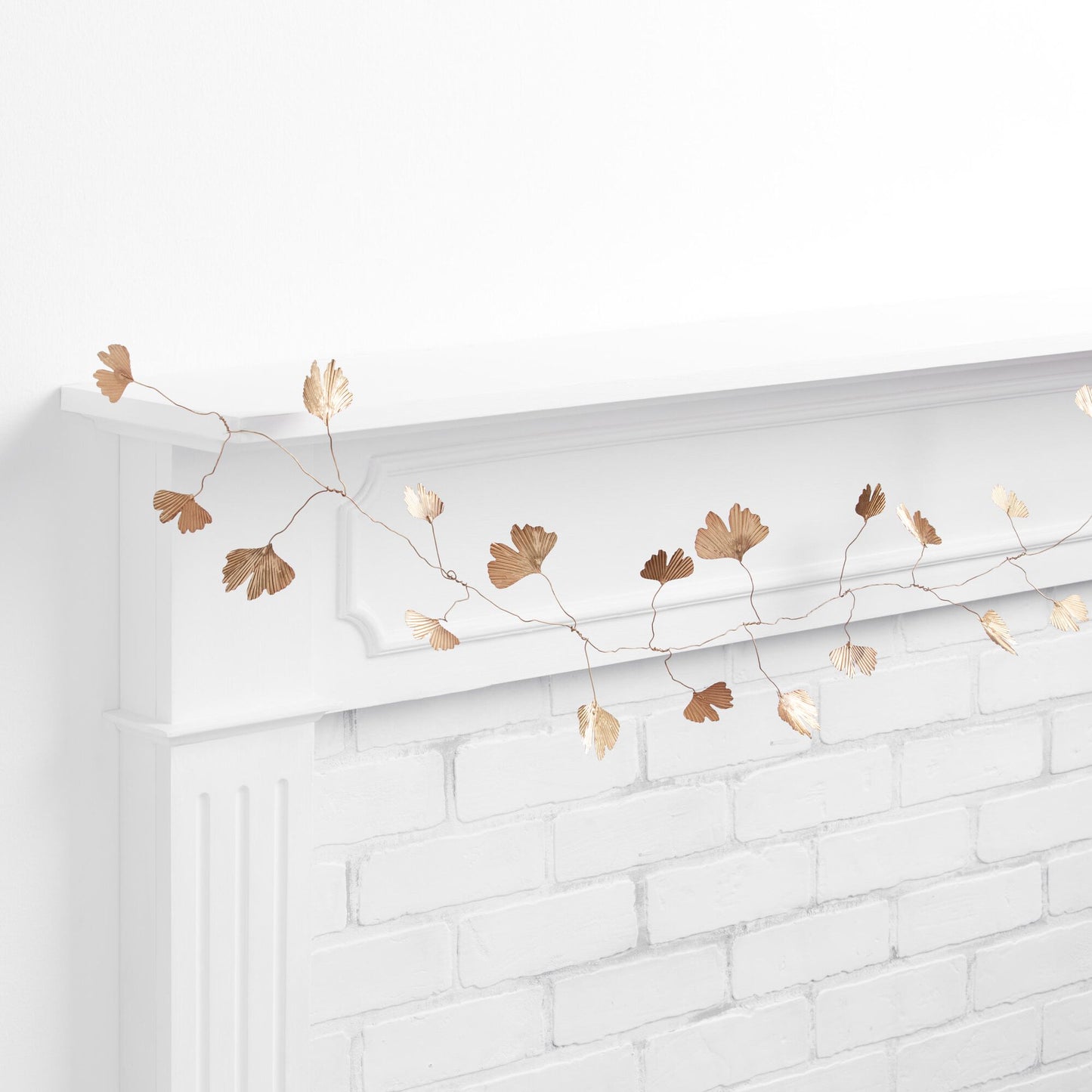 Brass Ginkgo Leaf Garland