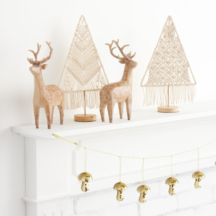 Gold Disco Mushrooms Garland