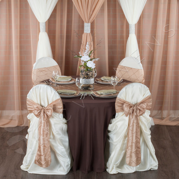 Set Of Ten Glitz Sequin Napkin 20"x20" - Champagne