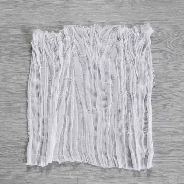 Set of 10 Cheesecloth Gauze Linen Napkin 20"x20" - White