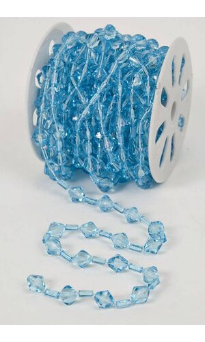 10YDS BEADED GARLAND ROLL TURQUOISE