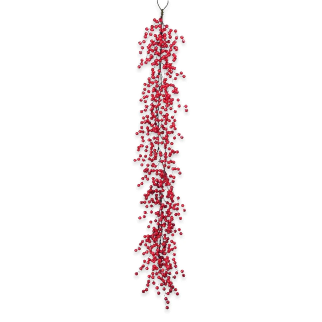 DELUXE RED BERRY GARLAND, 60"
