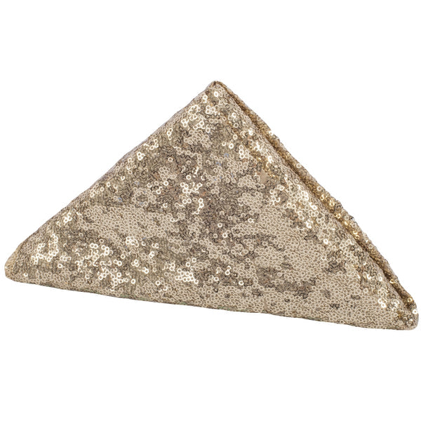 Set Of Ten Glitz Sequin Napkin 20"x20" - Champagne