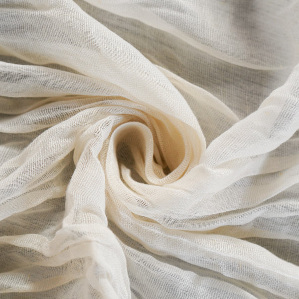 Set of 10 Cheesecloth Gauze Linen Napkin 20"x20" - Ivory