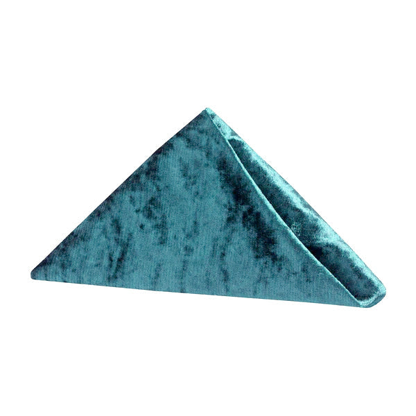 Set of 10 Velvet 20"x20" Linen Napkin - Dark Turquoise