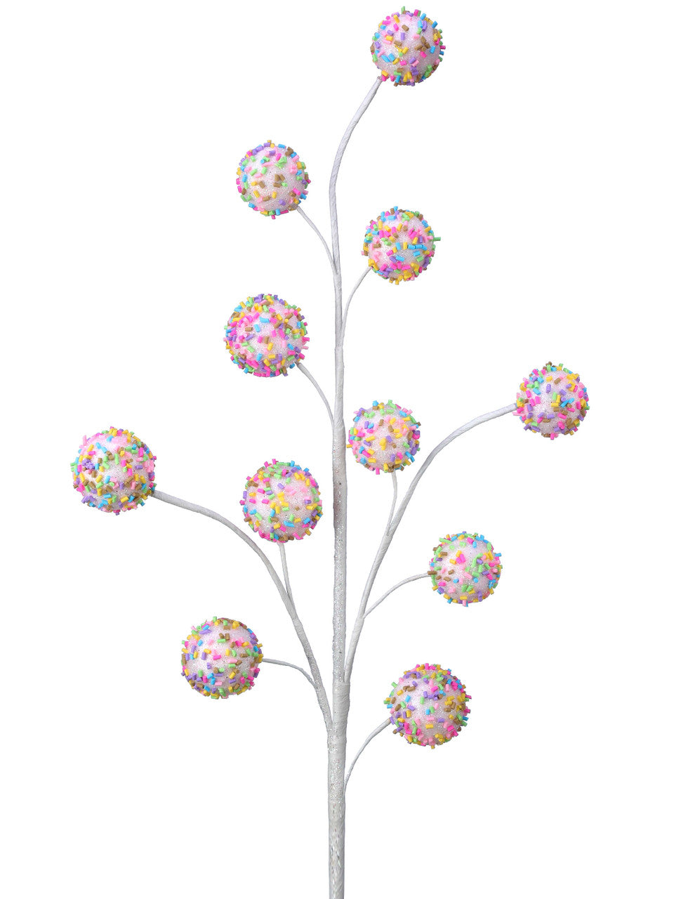 24” Pink Sprinkle Cake Ball Spray