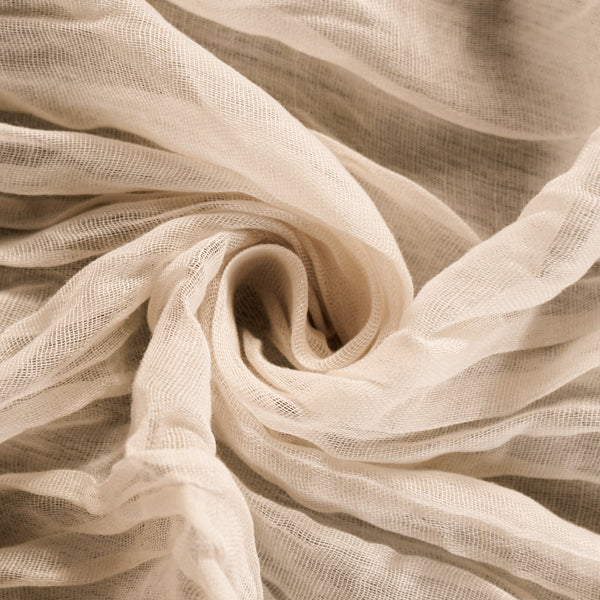 Set of 10 Cheesecloth Gauze Linen Napkin 20"x20" - Champagne