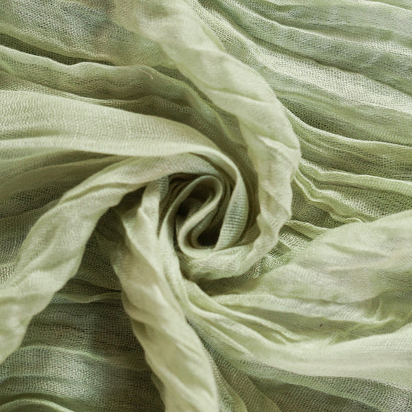 Set of 10 Cheesecloth Gauze Linen Napkin 20"x20" - Sage Green
