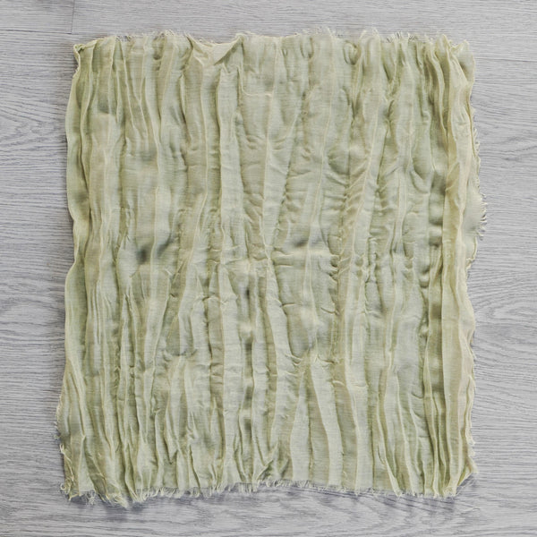 Set of 10 Cheesecloth Gauze Linen Napkin 20"x20" - Sage Green