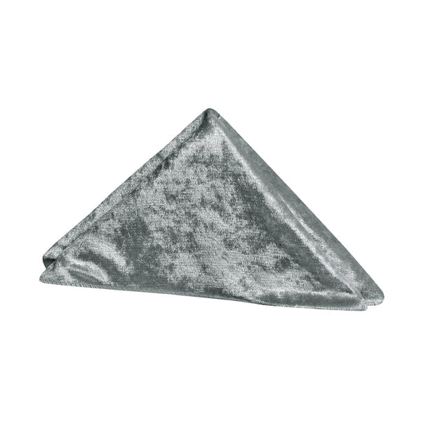 Set of 10 Velvet 20"x20" Linen Napkin - Charcoal