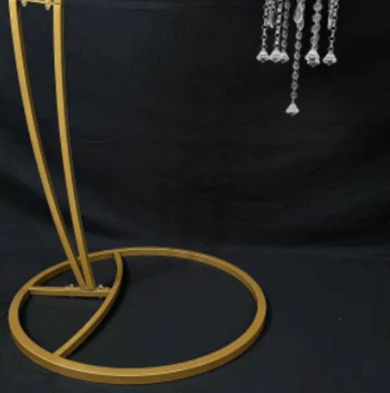 Custom Sized 6.5 FT Hanging Cake Crystal Stand Arch Suspended Cake Display Wedding Dessert Stand Floating