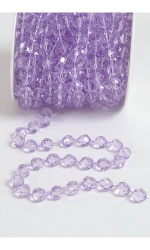 10YDS BEAD GARLAND ROLL PURPLE