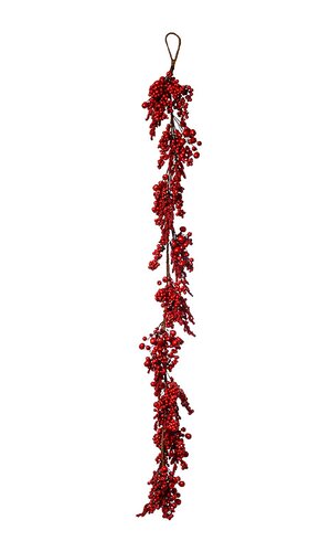 67" BERRY GARLAND RED