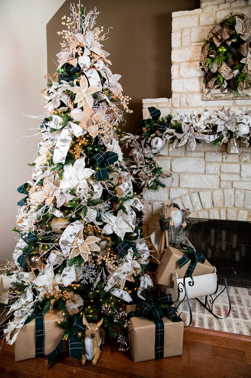 32” Iced Birch Cone Stem