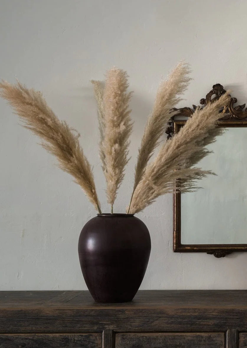 Bundle of 3 Dried Natural Pampas Grass - 40-48"