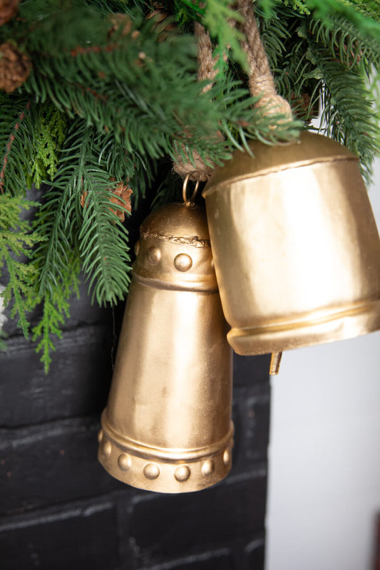 4” Country Gold Bell Ornament