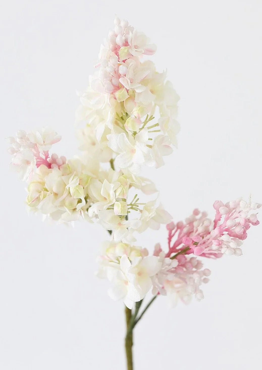 Pink Cream Artificial Lilac Flower - 25"