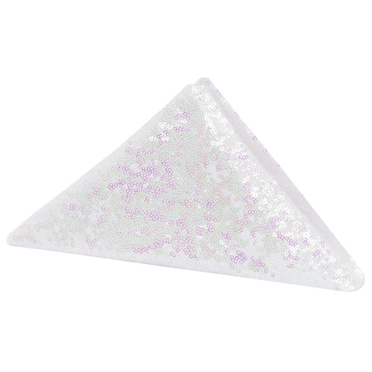 Set Of Ten Glitz Sequin Napkin 20"x20" - Iridescent White