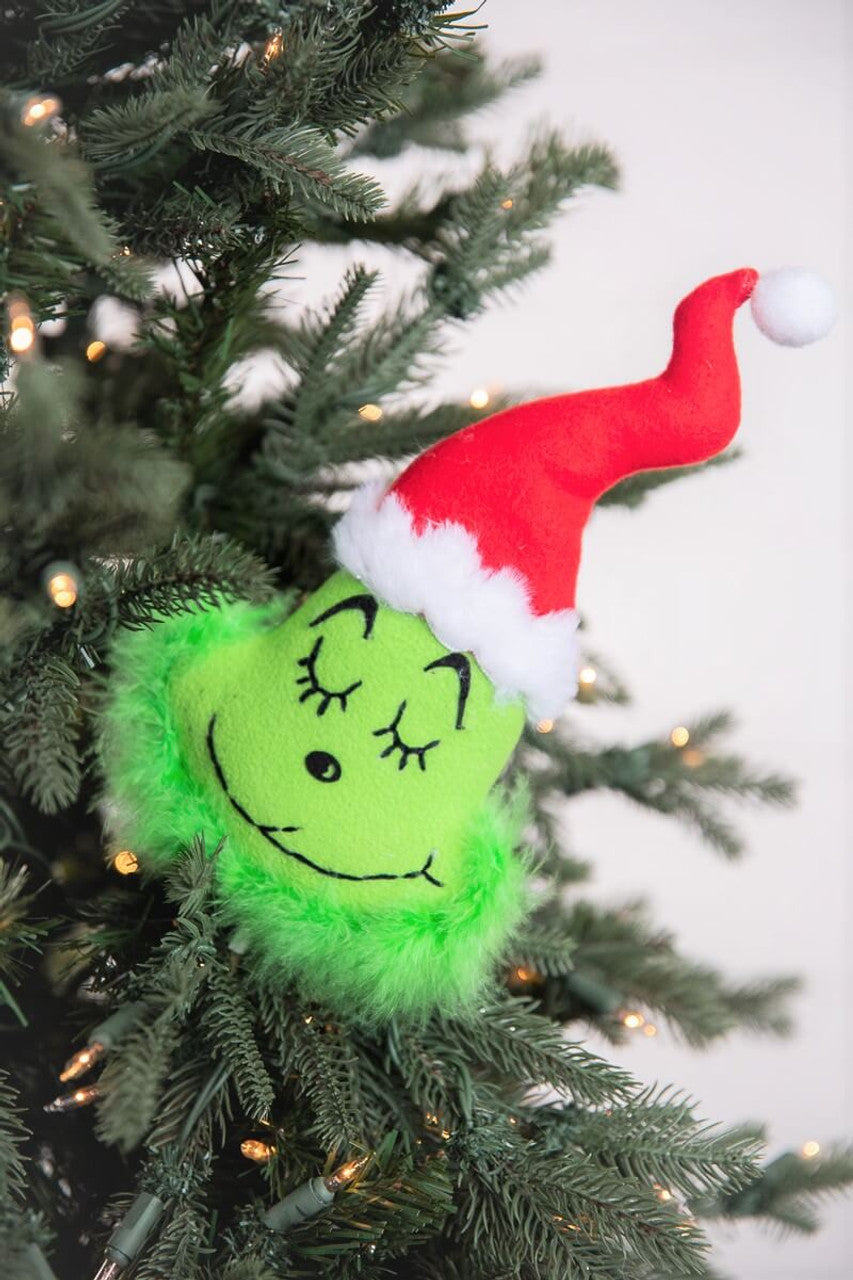 19” Plush Green Monster Head