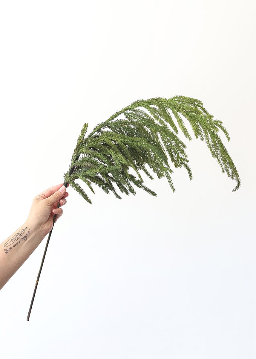 Real Touch Norfolk Pine Branch - 36"