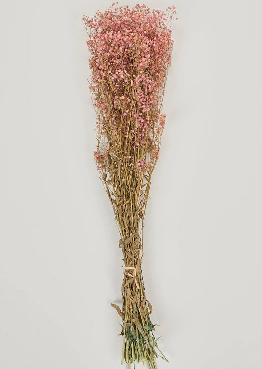 Pink Preserved Gypsophila Flower Bundle - 23-28.5"