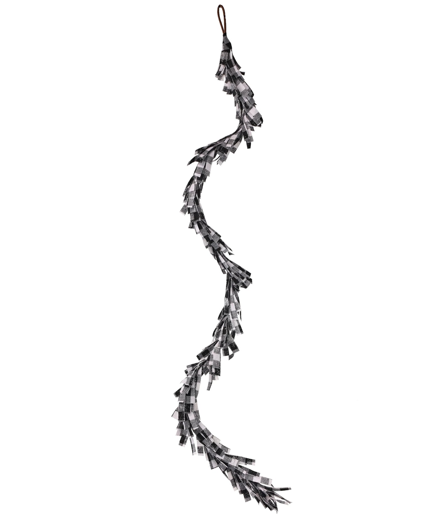 COUNTRY CHECK CUT RIBBON GARLAND