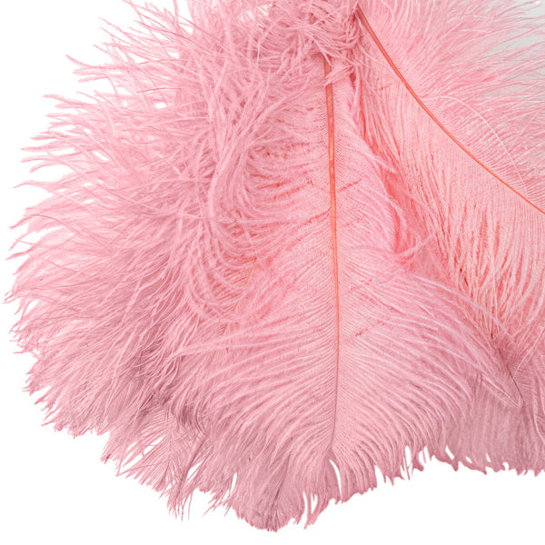 Ostrich Feathers 16"-18" (10 pcs) - Pink