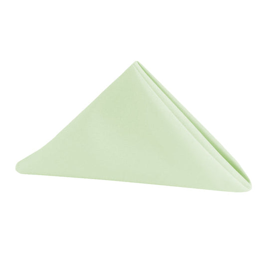 Set of 10 Polyester Napkin 20"x20" - Sage Green