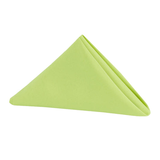 Set of 10 Polyester Napkin 20"x20" - Apple Green