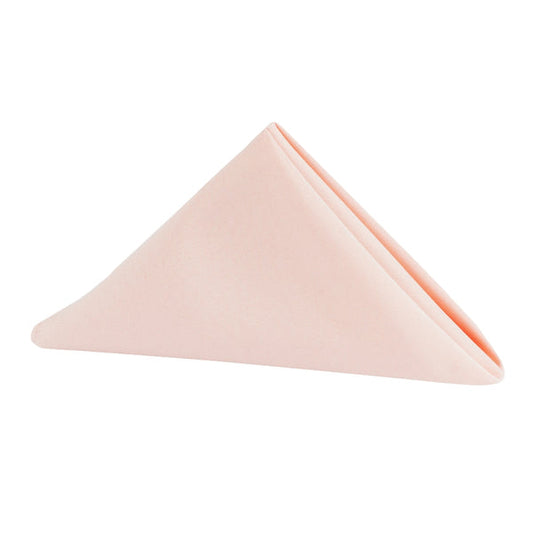 Set of 10 Polyester Napkin 20"x20" - Blush/Rose Gold