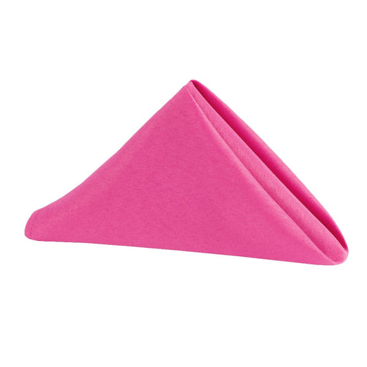 Set of 10 Polyester Napkin 20"x20" - Fuchsia