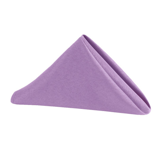 Set of 10 Polyester Napkin 20"x20" - Lavender