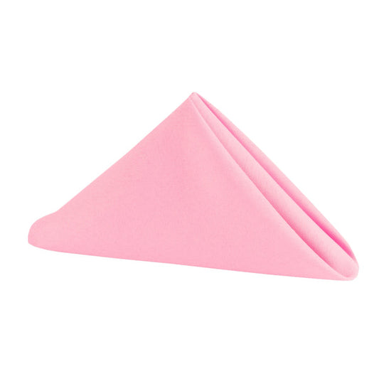 Set of 10 Polyester Napkin 20"x20" - Pink