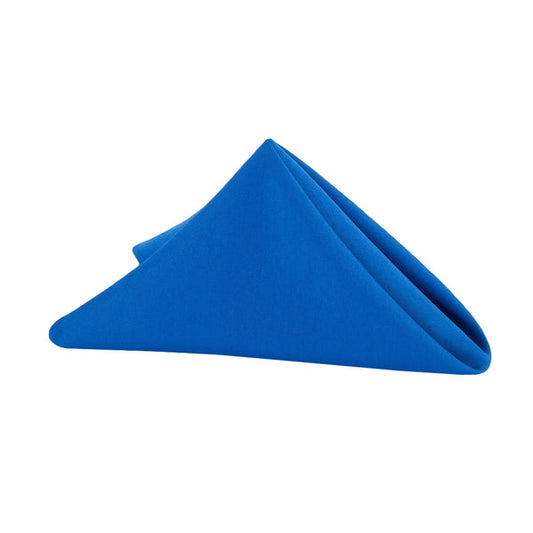 Set of 10 Polyester Napkin 20"x20" - Royal Blue