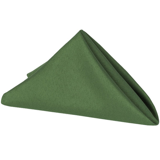 Set of 10 Polyester Napkin 20"x20" - Willow Green