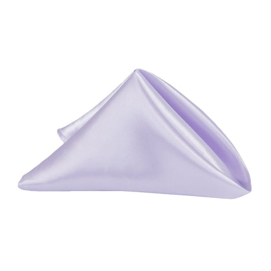Set of 10 Satin Napkin 20"x20" - Lavender