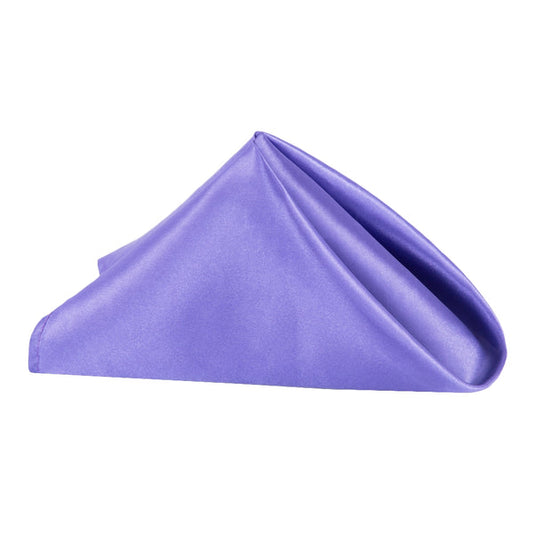 Set of 10 Satin Napkin 20"x20" - Purple