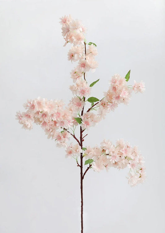 Soft Pink Faux Cherry Blossom Branch - 40"