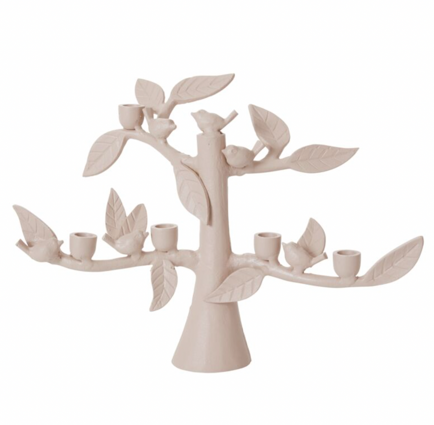 Spring Birds Metal Tabletop Candelabra