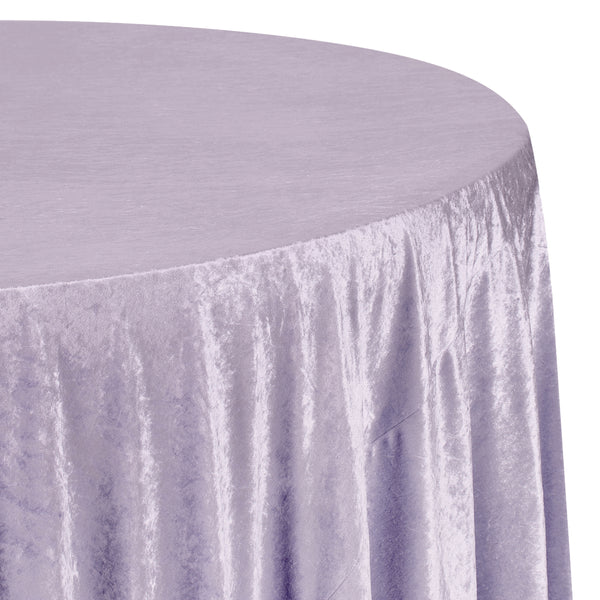 Velvet 120" Round Tablecloth - Wisteria