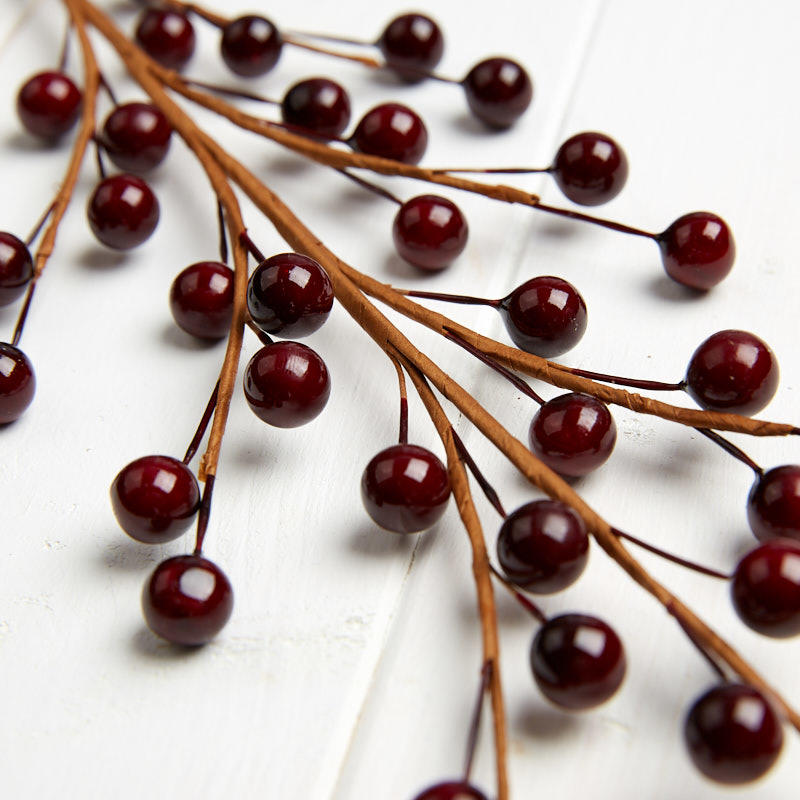 Burgundy Berry Sprays (Package of 12 pieces)