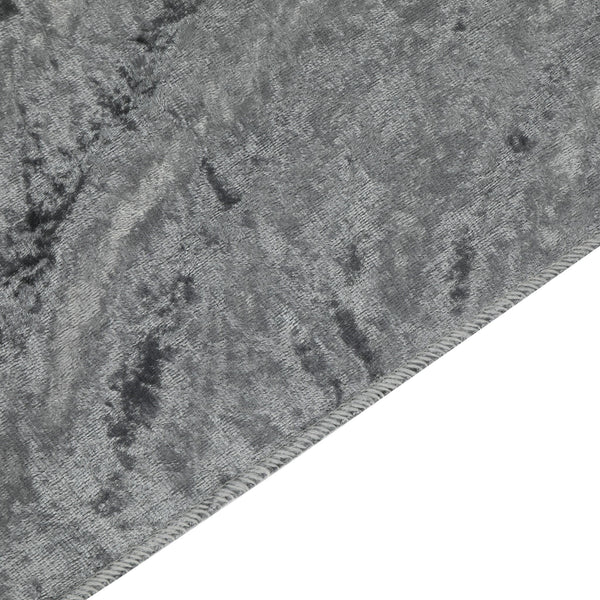 Velvet Table Runner - Charcoal