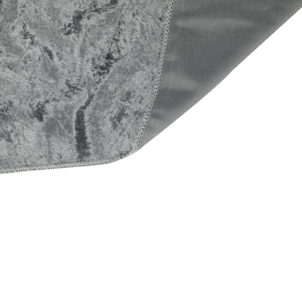 Velvet Table Runner - Charcoal