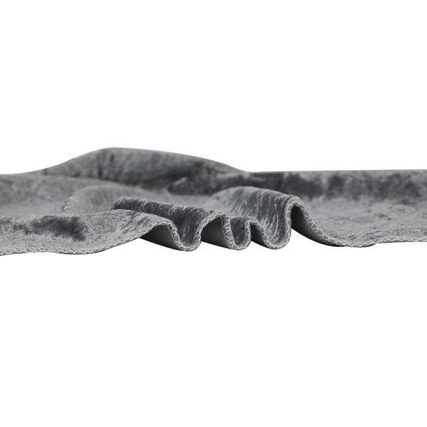 Velvet Table Runner - Charcoal