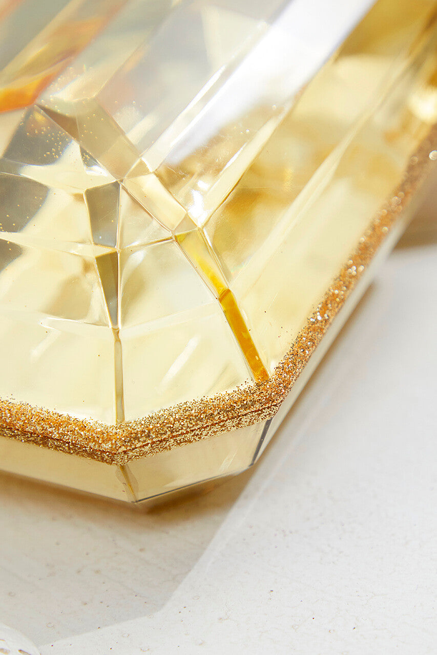 8" Gold Jewel Ornament