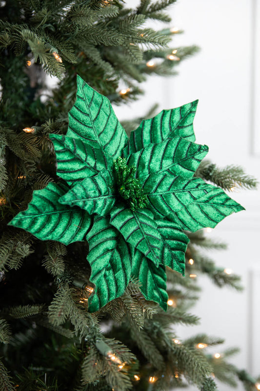 34” Triple Glitter Sequin Christmas Spray - Champagne.