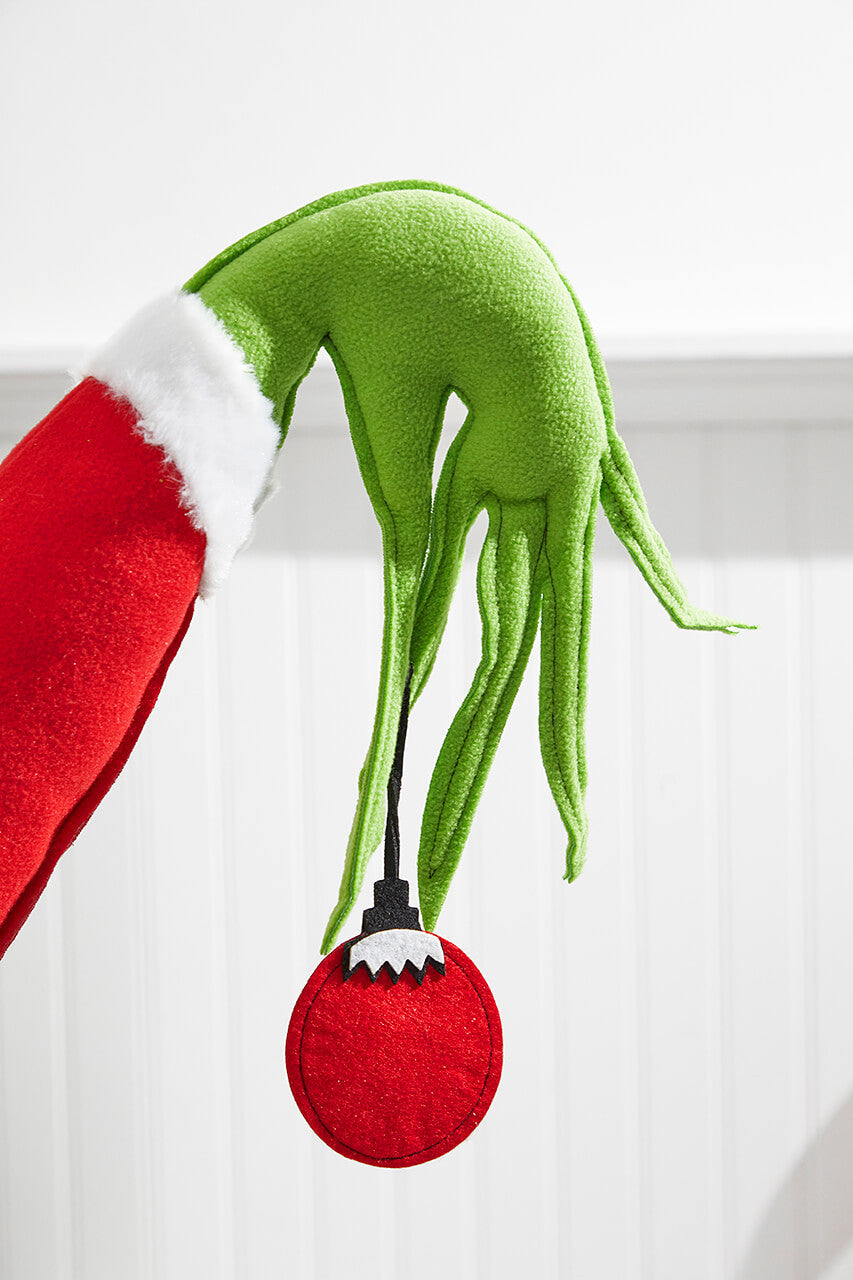23” Green Monster Hand Ornament