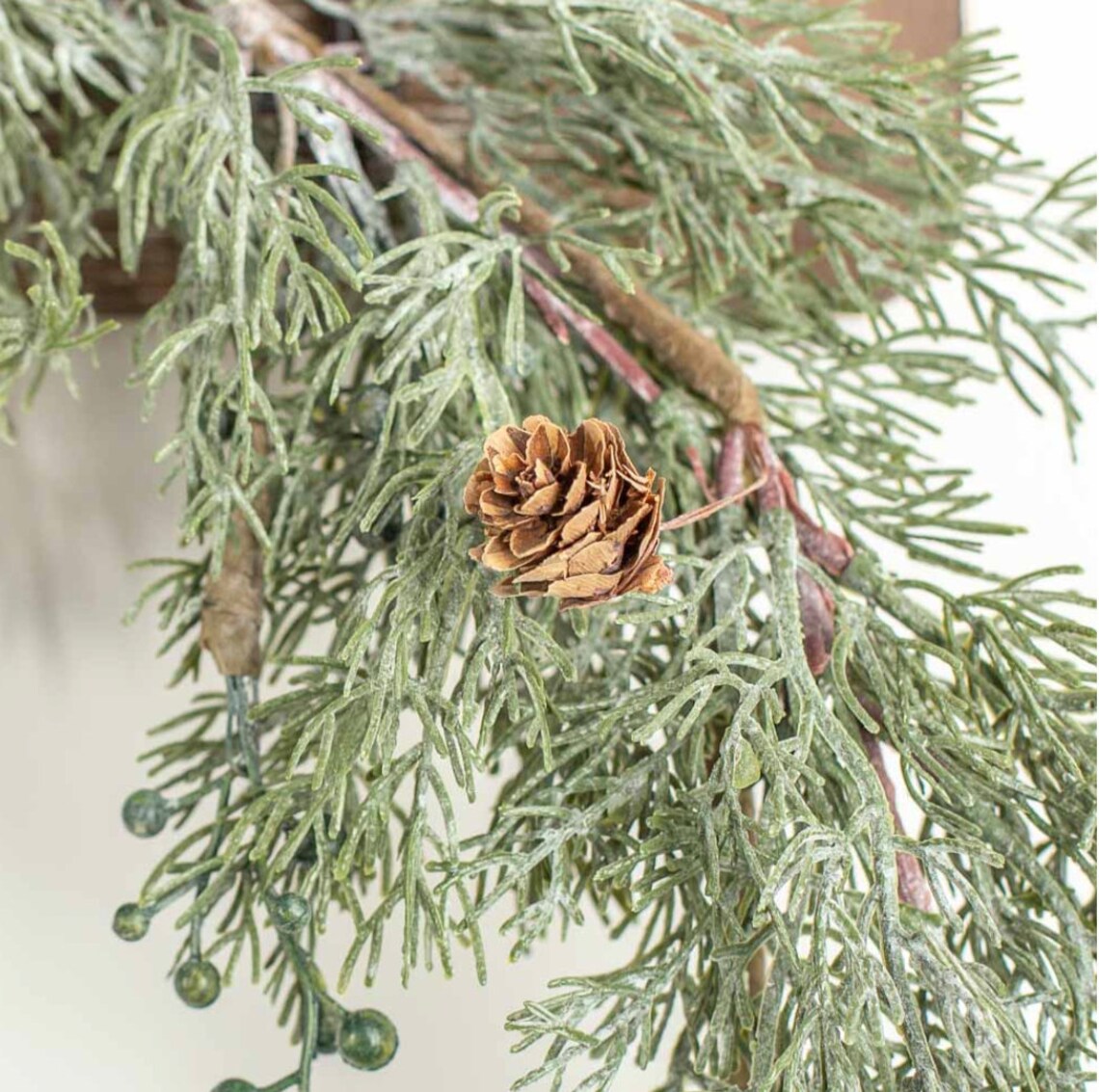 68" Faux Cedar Garland