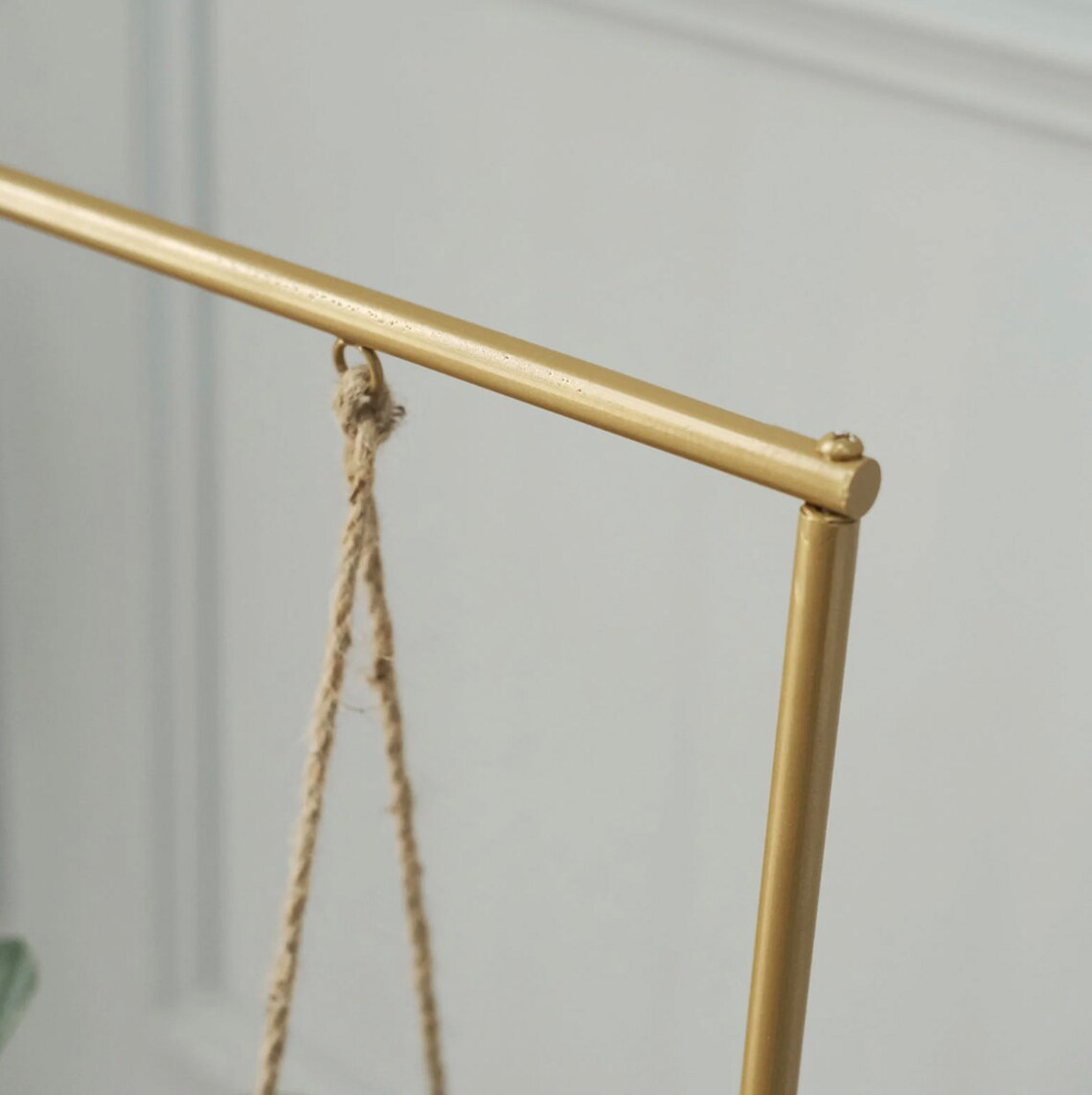 3 FT. Gold Metal Hanging Dessert Display Centerpiece Cake Stand